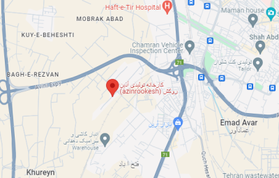 لوکیشن آذین روکش